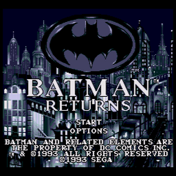 Batman Returns for segacd screenshot
